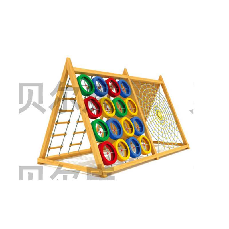 BEK 7803 體能組合攀爬（進口木制)